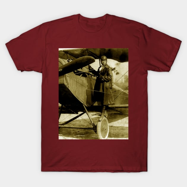 Bessie Coleman 2 T-Shirt by truthtopower